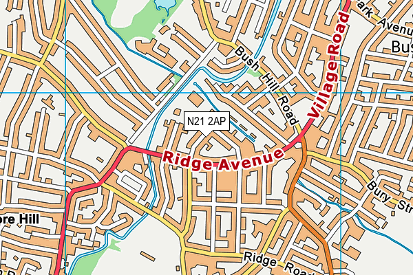 N21 2AP map - OS VectorMap District (Ordnance Survey) N21 2AP map - OS VectorMap District (Ordnance Survey)