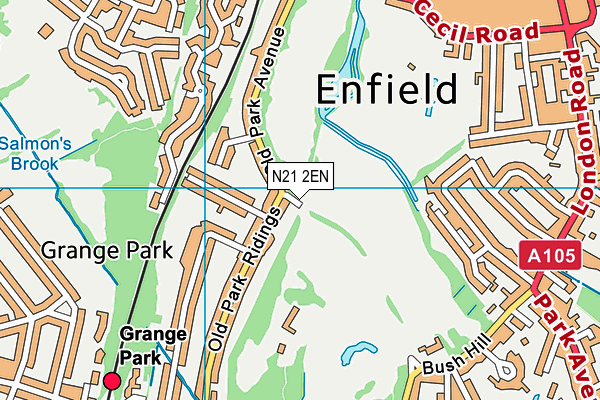 N21 2EN map - OS VectorMap District (Ordnance Survey) N21 2EN map - OS VectorMap District (Ordnance Survey)