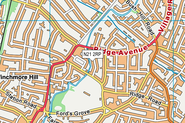 N21 2RP map - OS VectorMap District (Ordnance Survey) N21 2RP map - OS VectorMap District (Ordnance Survey)