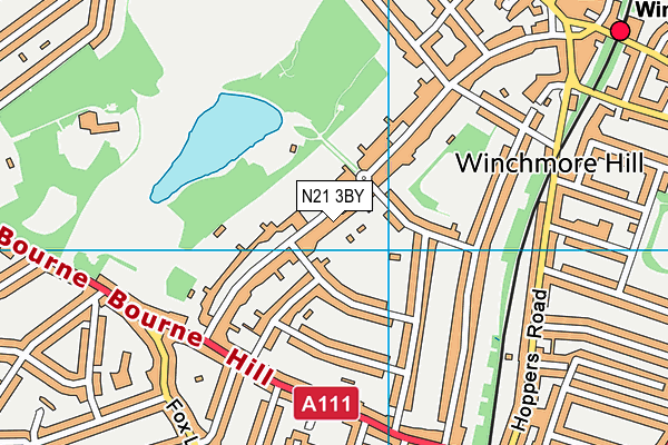 N21 3BY map - OS VectorMap District (Ordnance Survey) N21 3BY map - OS VectorMap District (Ordnance Survey)