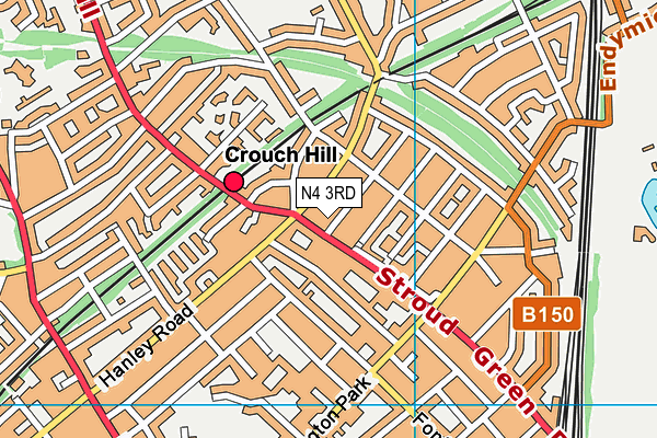 N4 3RD map - OS VectorMap District (Ordnance Survey) N4 3RD map - OS VectorMap District (Ordnance Survey)