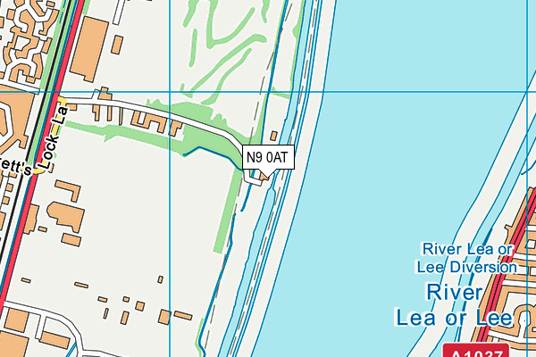 N9 0AT map - OS VectorMap District (Ordnance Survey) N9 0AT map - OS VectorMap District (Ordnance Survey)