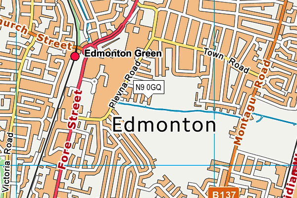 N9 0GQ map - OS VectorMap District (Ordnance Survey) N9 0GQ map - OS VectorMap District (Ordnance Survey)