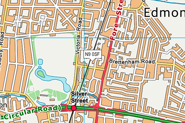 N9 0SF map - OS VectorMap District (Ordnance Survey) N9 0SF map - OS VectorMap District (Ordnance Survey)