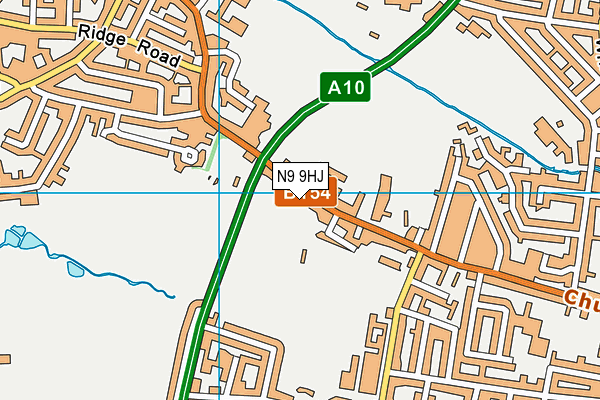 N9 9HJ map - OS VectorMap District (Ordnance Survey) N9 9HJ map - OS VectorMap District (Ordnance Survey)