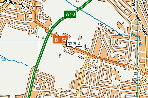 N9 9HQ map - OS VectorMap District (Ordnance Survey) N9 9HQ map - OS VectorMap District (Ordnance Survey)