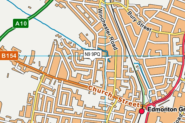 N9 9PQ map - OS VectorMap District (Ordnance Survey) N9 9PQ map - OS VectorMap District (Ordnance Survey)