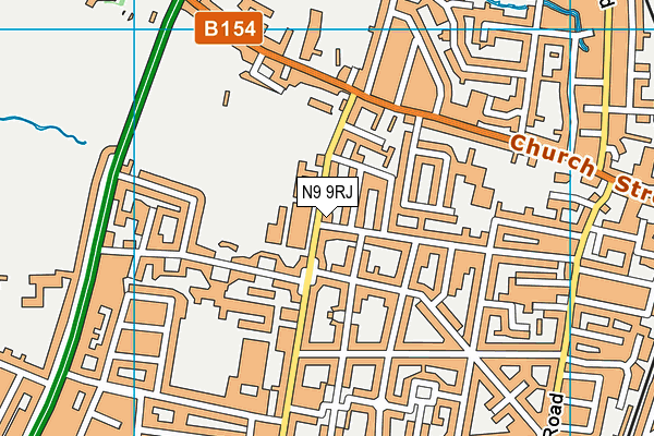 N9 9RJ map - OS VectorMap District (Ordnance Survey) N9 9RJ map - OS VectorMap District (Ordnance Survey)