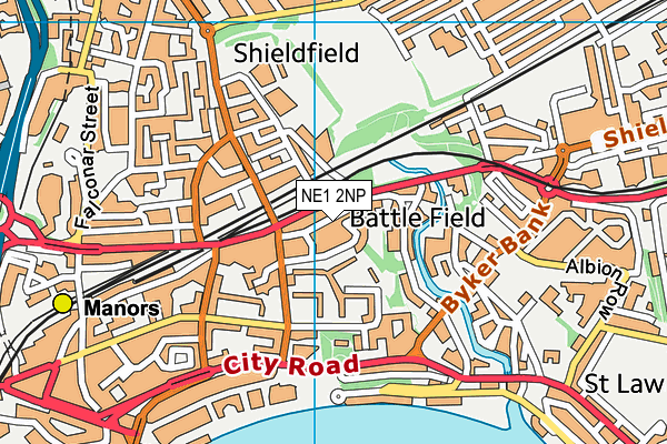 NE1 2NP map - OS VectorMap District (Ordnance Survey) NE1 2NP map - OS VectorMap District (Ordnance Survey)