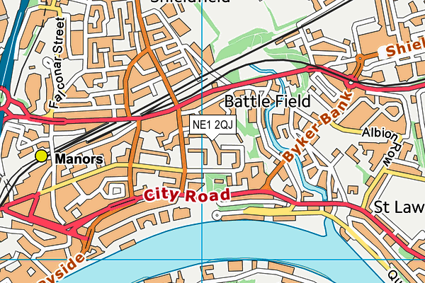 NE1 2QJ map - OS VectorMap District (Ordnance Survey) NE1 2QJ map - OS VectorMap District (Ordnance Survey)