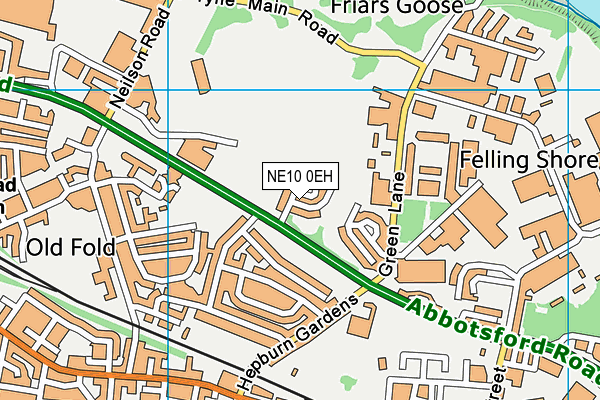 NE10 0EH map - OS VectorMap District (Ordnance Survey) NE10 0EH map - OS VectorMap District (Ordnance Survey)