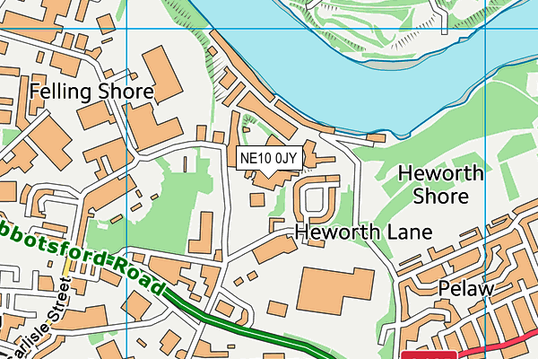 NE10 0JY map - OS VectorMap District (Ordnance Survey) NE10 0JY map - OS VectorMap District (Ordnance Survey)