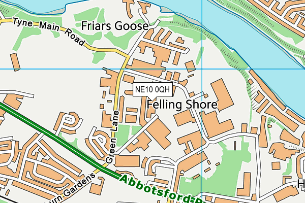 NE10 0QH map - OS VectorMap District (Ordnance Survey) NE10 0QH map - OS VectorMap District (Ordnance Survey)