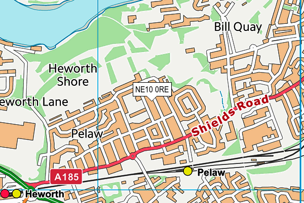 NE10 0RE map - OS VectorMap District (Ordnance Survey) NE10 0RE map - OS VectorMap District (Ordnance Survey)