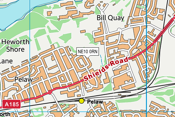 NE10 0RN map - OS VectorMap District (Ordnance Survey) NE10 0RN map - OS VectorMap District (Ordnance Survey)