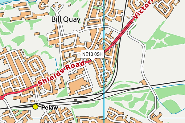 NE10 0SH map - OS VectorMap District (Ordnance Survey) NE10 0SH map - OS VectorMap District (Ordnance Survey)