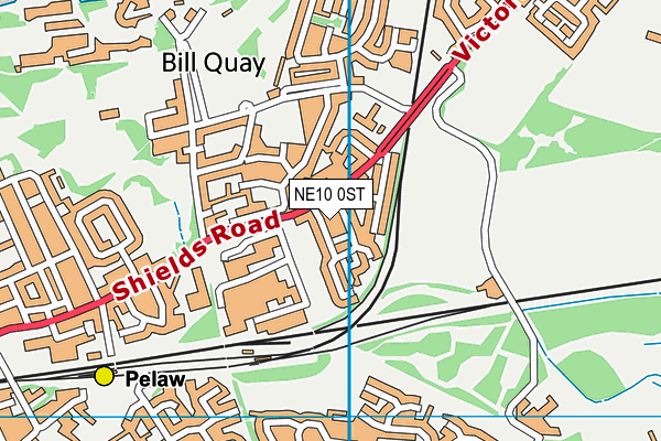NE10 0ST map - OS VectorMap District (Ordnance Survey) NE10 0ST map - OS VectorMap District (Ordnance Survey)