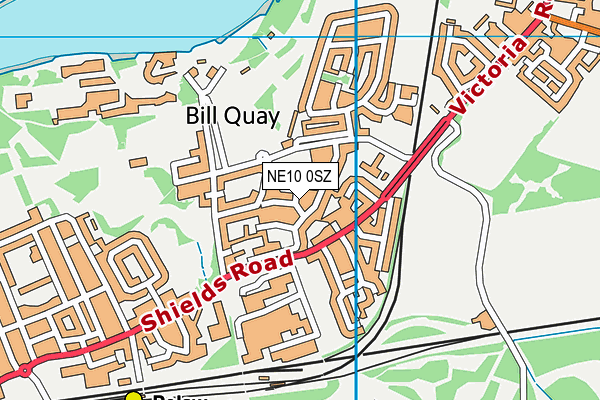 NE10 0SZ map - OS VectorMap District (Ordnance Survey) NE10 0SZ map - OS VectorMap District (Ordnance Survey)
