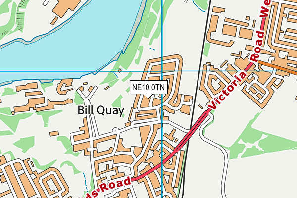 NE10 0TN map - OS VectorMap District (Ordnance Survey) NE10 0TN map - OS VectorMap District (Ordnance Survey)