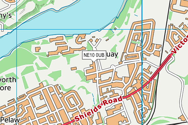 NE10 0UB map - OS VectorMap District (Ordnance Survey) NE10 0UB map - OS VectorMap District (Ordnance Survey)