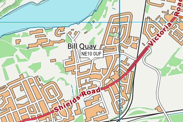 NE10 0UF map - OS VectorMap District (Ordnance Survey) NE10 0UF map - OS VectorMap District (Ordnance Survey)