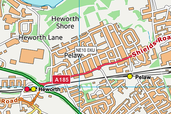 NE10 0XU map - OS VectorMap District (Ordnance Survey) NE10 0XU map - OS VectorMap District (Ordnance Survey)