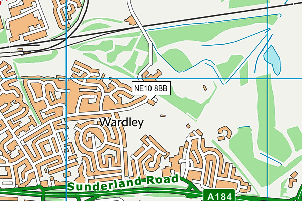 NE10 8BB map - OS VectorMap District (Ordnance Survey) NE10 8BB map - OS VectorMap District (Ordnance Survey)