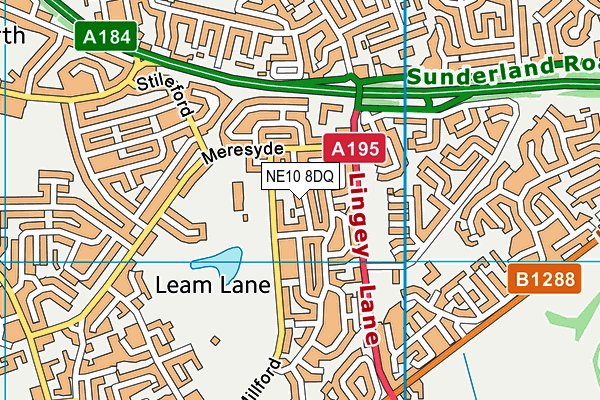 NE10 8DQ map - OS VectorMap District (Ordnance Survey) NE10 8DQ map - OS VectorMap District (Ordnance Survey)