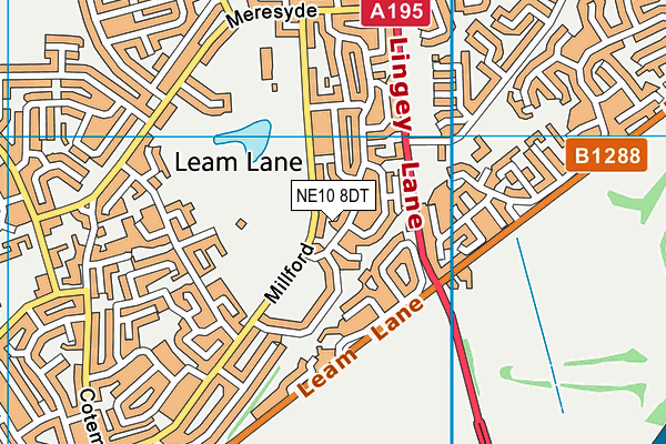 NE10 8DT map - OS VectorMap District (Ordnance Survey) NE10 8DT map - OS VectorMap District (Ordnance Survey)