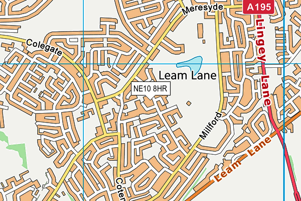 NE10 8HR map - OS VectorMap District (Ordnance Survey) NE10 8HR map - OS VectorMap District (Ordnance Survey)