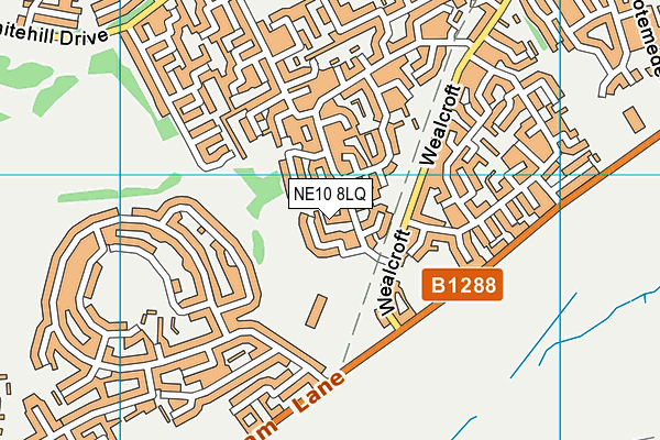 NE10 8LQ map - OS VectorMap District (Ordnance Survey) NE10 8LQ map - OS VectorMap District (Ordnance Survey)