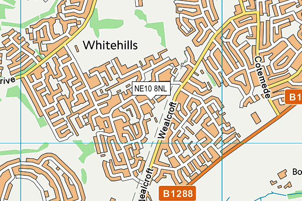 NE10 8NL map - OS VectorMap District (Ordnance Survey) NE10 8NL map - OS VectorMap District (Ordnance Survey)