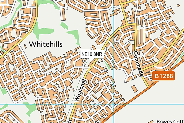 NE10 8NR map - OS VectorMap District (Ordnance Survey) NE10 8NR map - OS VectorMap District (Ordnance Survey)