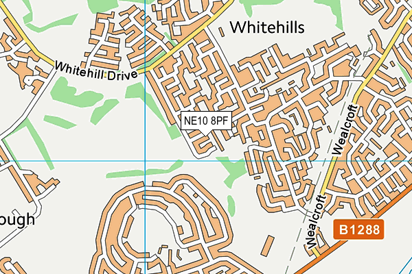 NE10 8PF map - OS VectorMap District (Ordnance Survey) NE10 8PF map - OS VectorMap District (Ordnance Survey)