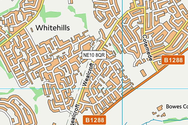 NE10 8QR map - OS VectorMap District (Ordnance Survey) NE10 8QR map - OS VectorMap District (Ordnance Survey)