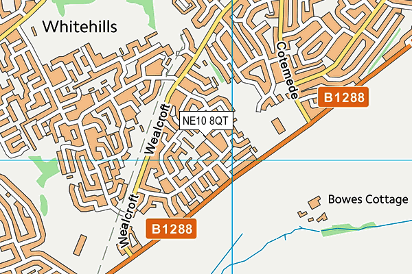 NE10 8QT map - OS VectorMap District (Ordnance Survey) NE10 8QT map - OS VectorMap District (Ordnance Survey)
