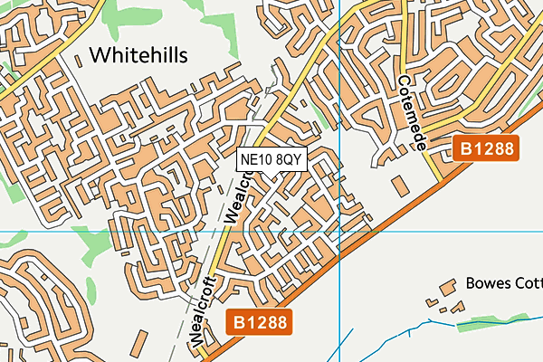 NE10 8QY map - OS VectorMap District (Ordnance Survey) NE10 8QY map - OS VectorMap District (Ordnance Survey)