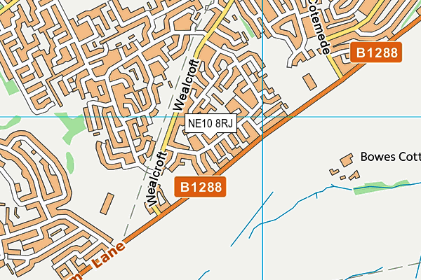 NE10 8RJ map - OS VectorMap District (Ordnance Survey) NE10 8RJ map - OS VectorMap District (Ordnance Survey)