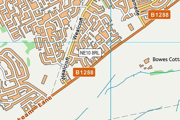 NE10 8RL map - OS VectorMap District (Ordnance Survey) NE10 8RL map - OS VectorMap District (Ordnance Survey)