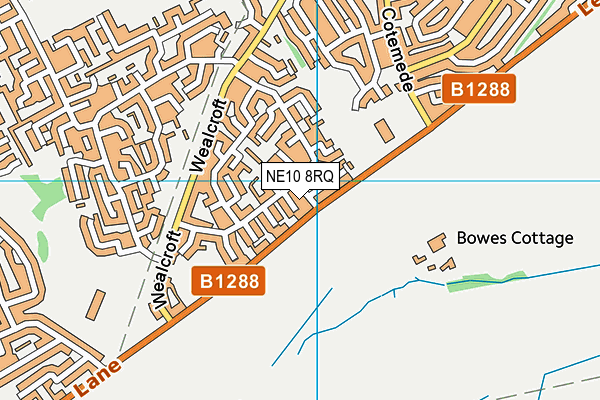 NE10 8RQ map - OS VectorMap District (Ordnance Survey) NE10 8RQ map - OS VectorMap District (Ordnance Survey)