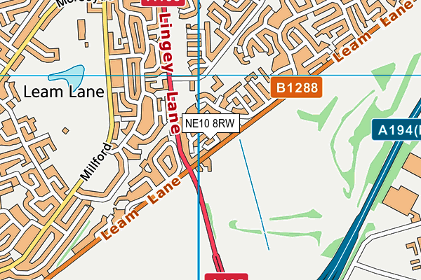 NE10 8RW map - OS VectorMap District (Ordnance Survey) NE10 8RW map - OS VectorMap District (Ordnance Survey)