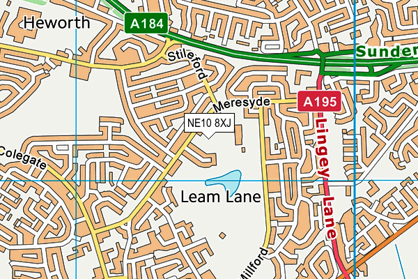 NE10 8XJ map - OS VectorMap District (Ordnance Survey) NE10 8XJ map - OS VectorMap District (Ordnance Survey)