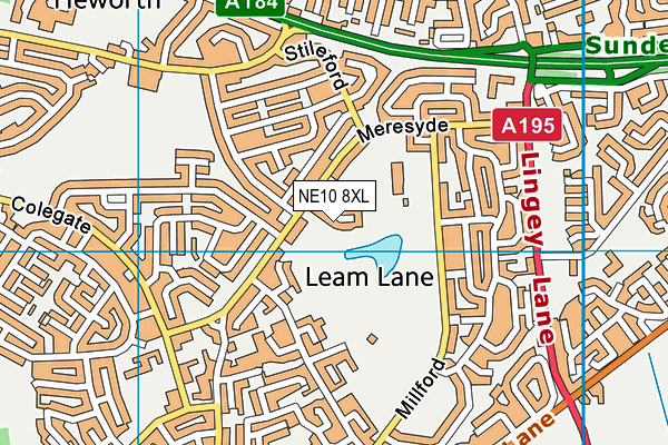 NE10 8XL map - OS VectorMap District (Ordnance Survey) NE10 8XL map - OS VectorMap District (Ordnance Survey)