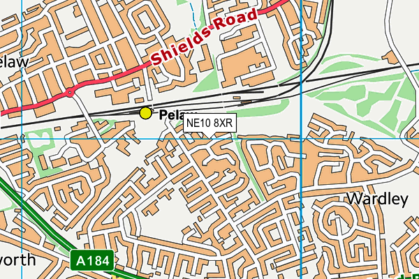 NE10 8XR map - OS VectorMap District (Ordnance Survey) NE10 8XR map - OS VectorMap District (Ordnance Survey)