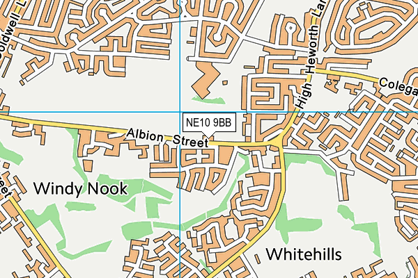 NE10 9BB map - OS VectorMap District (Ordnance Survey) NE10 9BB map - OS VectorMap District (Ordnance Survey)
