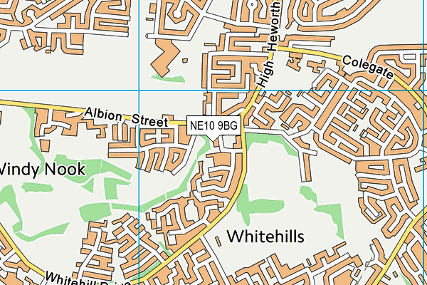 NE10 9BG map - OS VectorMap District (Ordnance Survey) NE10 9BG map - OS VectorMap District (Ordnance Survey)