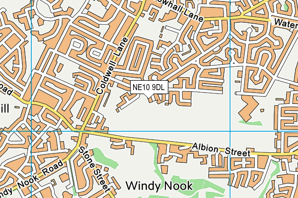 NE10 9DL map - OS VectorMap District (Ordnance Survey) NE10 9DL map - OS VectorMap District (Ordnance Survey)