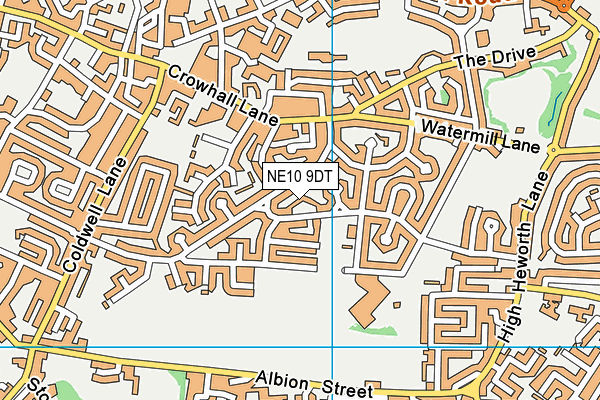 NE10 9DT map - OS VectorMap District (Ordnance Survey) NE10 9DT map - OS VectorMap District (Ordnance Survey)