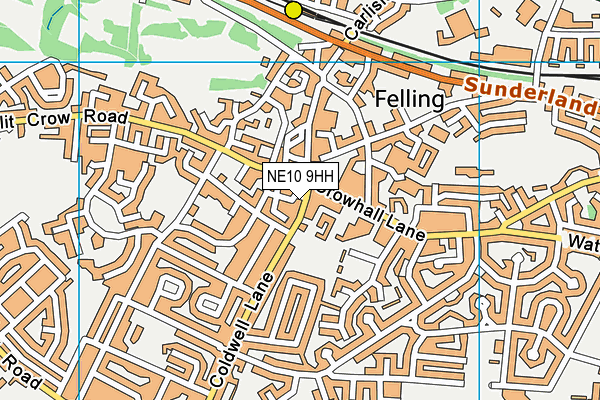 NE10 9HH map - OS VectorMap District (Ordnance Survey) NE10 9HH map - OS VectorMap District (Ordnance Survey)