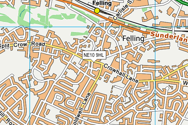 NE10 9HL map - OS VectorMap District (Ordnance Survey) NE10 9HL map - OS VectorMap District (Ordnance Survey)